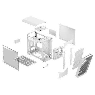 Fractal Design Torrent Nano, Mini-ITX, TG, RGB - Vit#4