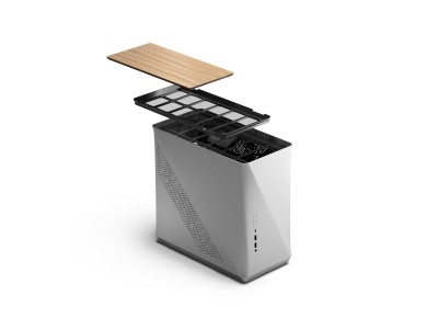 Fractal Design Era ITX - Silver/White Oak#4