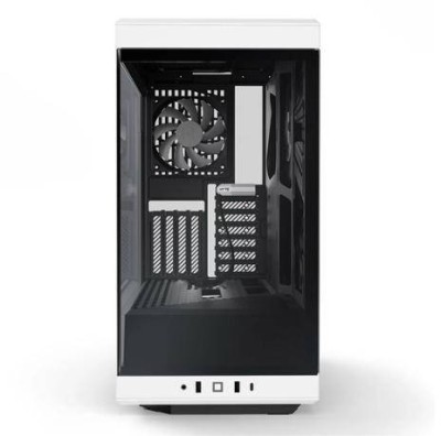 Hyte Y40 White Miditower, ATX, Panoramic Glass, inkl. PCIe 4.0 riser - Svart/Vit#4