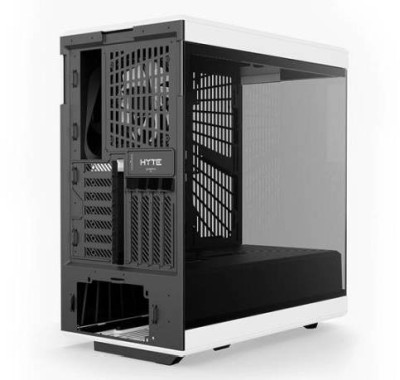 Hyte Y40 White Miditower, ATX, Panoramic Glass, inkl. PCIe 4.0 riser - Svart/Vit#6