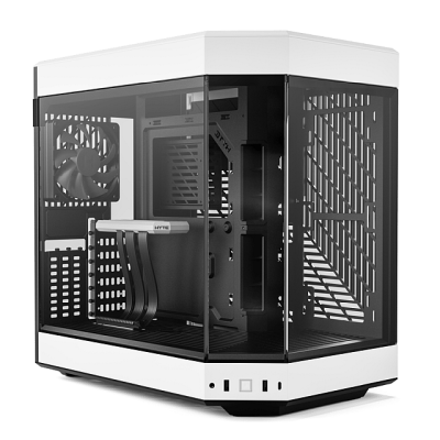 Hyte Y60 Midi Tower, ATX, Tempered Glass - Svart/Vit#1