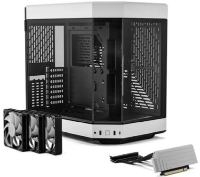 Hyte Y60 Midi Tower, ATX, Tempered Glass - Svart/Vit#2