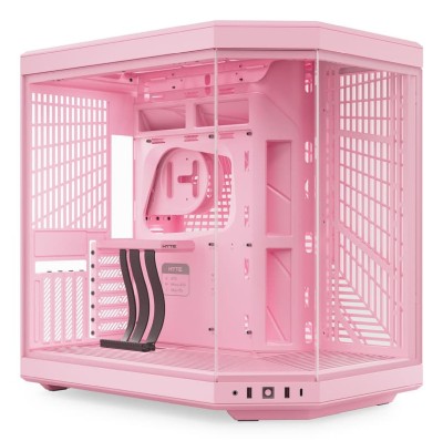 Hyte Y70 Midi Tower, ATX, Tempered Glass - Strawberry Milk#1