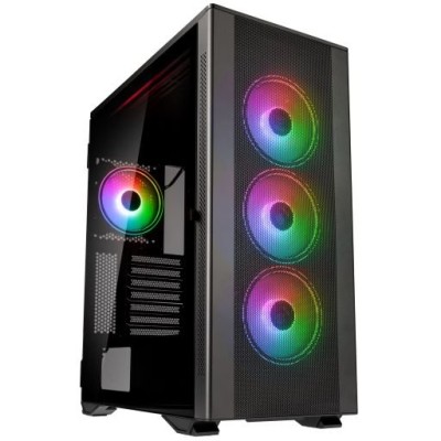 Kolink Stronghold Prism ARGB Midi Tower Case, ATX - Gunmetal Grey#1
