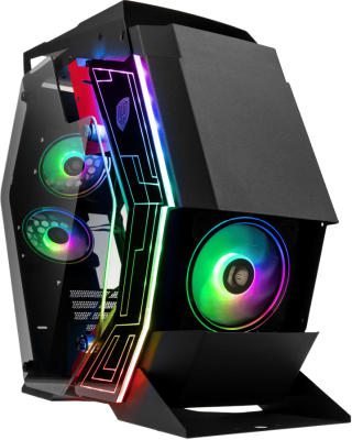 Kolink Big Chungus Hench Edition ARGB Aluminium Showcase - Svart