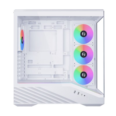 Lian Li Vector V100, ATX, TG, 4x120mm RGB PWM fläktar - Vit#3