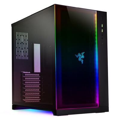 Lian Li PC-O11 Dynamic, Tempered glass, ATX - Razer Edition Svart#8