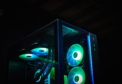 Lian Li PC-O11 Dynamic, Tempered glass, ATX - Razer Edition Svart#12