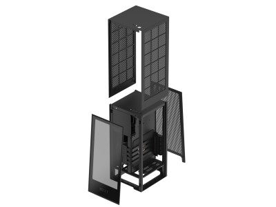 NZXT H1 Matte Black, Mini-ITX, vattenkylning, SFX-L 650W 80PLUS Gold - Matt svart#5