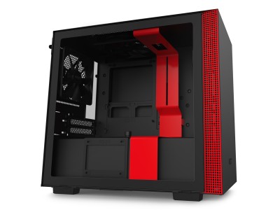 NZXT H210, Mini-ITX - Svart/Röd#1