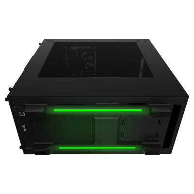 NZXT S340, ATX, fönster, grön LED - Svart/grön Razer Special Edition#5