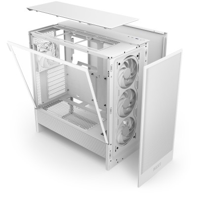 NZXT H5 Flow (2024) RGB White, ATX - Vit#5