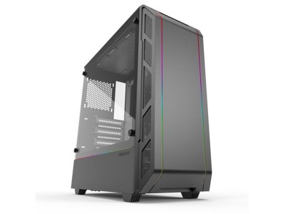 Phanteks Eclipse P350X, ATX, TG, RGB - Svart/Vit#2
