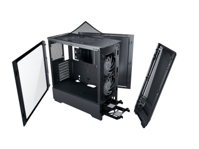 Phanteks Eclipse P360A Tempered Glass, ATX, D-RGB - Satin Black#9
