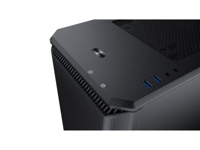 Phanteks Eclipse P400A, ATX, Tempered Glass, RGB LED - Satinsvart#6