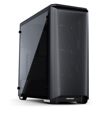 Phanteks Eclipse P400A, ATX, Tempered Glass, dammfilter, RGB LED - Satinsvart#1