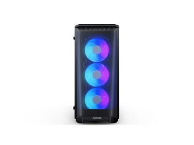 Phanteks Eclipse P400A, ATX, Tempered Glass, dammfilter, RGB LED - Satinsvart#2