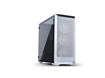 Phanteks Eclipse P400A, ATX, Tempered Glass, dammfilter, RGB LED - Glaciärvit#2