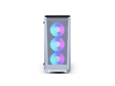 Phanteks Eclipse P400A, ATX, Tempered Glass, dammfilter, RGB LED - Glaciärvit#3