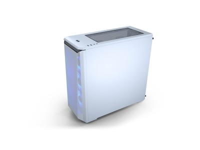 Phanteks Eclipse P400A, ATX, Tempered Glass, dammfilter, RGB LED - Glaciärvit#4