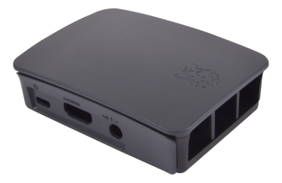 Officiella Raspberry Pi 3 Model B chassit (bulk), tvådelat - Svart/grå