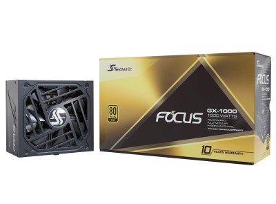 Seasonic Focus GX 1000W (2024), ATX 3.1, 135 mm fläkt, 80PLUS Gold, löstagbara kablar#5