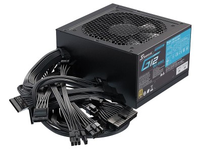 Seasonic G12 GC 850W, 120 mm fläkt, 80PLUS Gold