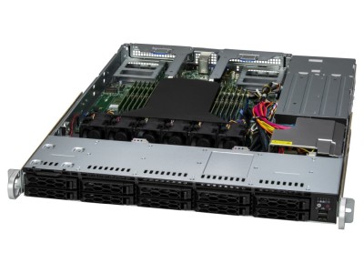 Supermicro AS -1115CS-TNR-EU 1U Rackmount H13 CloudDC SuperServer, AMD SP5, 1U rackserver, 10x2.5" SSD, 2xM.2, 2x860W redundant nätagg, utan CPU/RAM/HDD