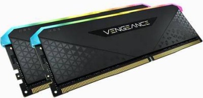 32 GB (2x16GB) DDR4-3200 Corsair Vengeance RGB RS CL16 - Svart