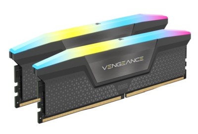 32 GB (2x16GB) DDR5-6000 Vengeance RGB CL36, AMD EXPO - Svart