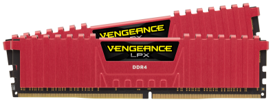 8 GB (2x4GB) DDR4-3000 Corsair Vengeance LPX Red CL15