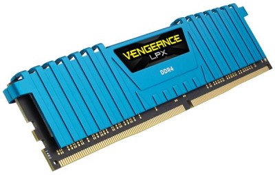 16 GB (4x4GB) DDR4-2666 Corsair Vengeance LPX Blue CL16