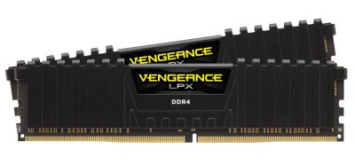 64 GB (2x32GB) DDR4-3200 Corsair Vengeance LPX CL16 - Svart