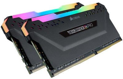 16 GB (2x8GB) DDR4-3600 Corsair Vengeance RGB Pro CL20 - Svart