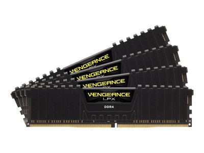 32 GB (4x8GB) DDR4-2666 Corsair Vengeance LPX Black CL16