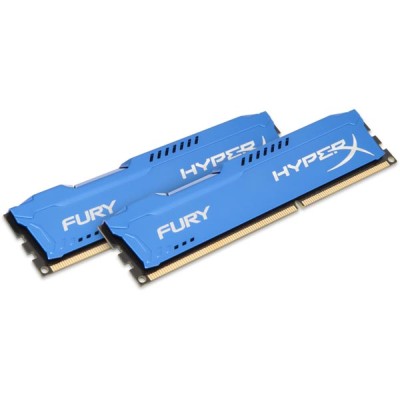 16 GB (2x8GB) DDR3-1600 Kingston HyperX Fury Blue CL10