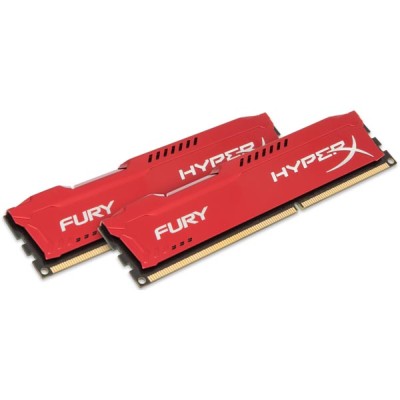 8 GB (2x4GB) DDR3-1600 Kingston HyperX Fury Red CL10