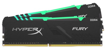 16 GB (2x8GB) DDR4-2666 Kingston HyperX FURY RGB Black CL16#1