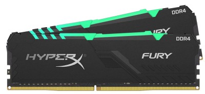 16 GB (2x8GB) DDR4-3600 Kingston HyperX Fury RGB CL17