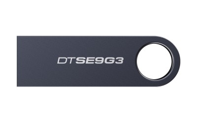 128 GB Kingston DataTraveler SE9 G3, USB 3.2, metallhölje - Svart#2