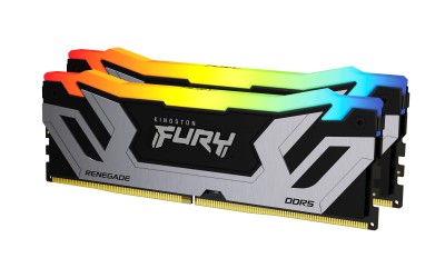 48 GB (2x24GB) DDR5-8400 Kingston CUDIMM FURY Renegade RGB CL40, XMP - Svart/Silver#1