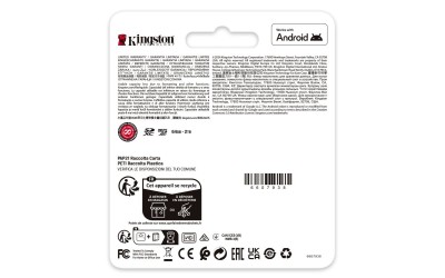 Micro Secure Digital SDXC 64 GB Kingston Canvas Go! Plus Gen4, 200 MB/sek läs, Class 10, UHS-I U3, V30, A2#3