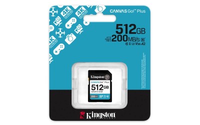 Secure Digital SDXC 512 GB Kingston Canvas Go! Plus Gen4, 200/160 MB/sek, Class 10, UHS-I U3, V30, A2#2