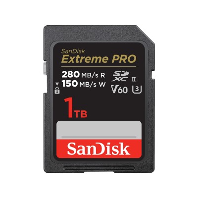 Secure Digital SDXC 1 TB SanDisk Extreme Pro, 280/100 MB/sek, Class 10, UHS-II U3, V60#1
