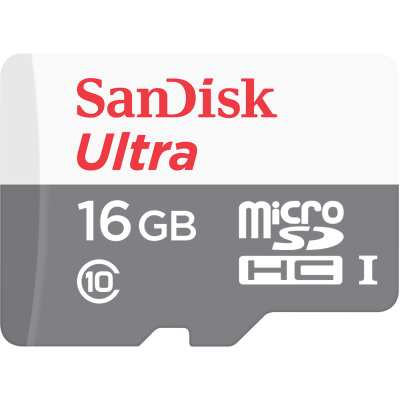 Micro Secure Digital SDHC 16 GB Sandisk Ultra, 80 MB/sek, Class 10, UHS-I