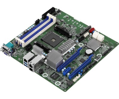ASRock Rack X470D4U2-2T, AMD Socket AM4, X470, MicroATX, 4xDDR4, 2xPCI Express, 2xM.2 + SATA3 RAID, VGA, USB 3.1, 2x10Gbe#1