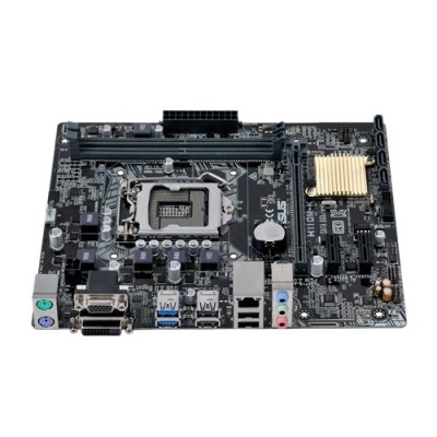 Asus H110M-K, Intel LGA1151, H110, PCI Express, microATX, 2xDDR4, SATA3, VGA/DVI, USB 3.0, 7.1 audio, GigaLAN