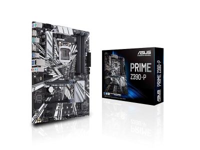 Asus Prime Z390-P, Intel LGA1151, Z390, 2xPCI Express, CrossFireX, ATX, DDR4, 2xM.2 + SATA3 RAID, DVI/HDMI, USB 3.1, 7.1 audio, GigaLAN#1