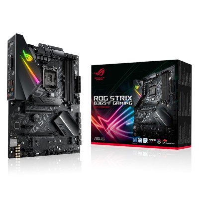 Asus ROG Strix B365-F Gaming, Intel LGA1151, B365, 2xPCI Express, CrossFireX, ATX, 4xDDR4, 2xM.2 + SATA3, DVI/HDMI/DP, USB 3.1 Gen.2, SupremeFX audio, GigaLAN, Aura RGB