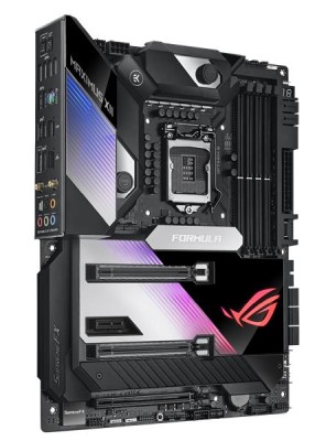 Asus ROG Maximus XII Formula, Intel LGA1200, Z490, 2xPCI Express, SLI/CrossFireX, ATX, 4xDDR4, 3xM.2 + SATA3 RAID, USB-C, ROG SupremeFX 7.1 audio, GigaLAN, WiFi 6, Bluetooth, Aura Sync#2